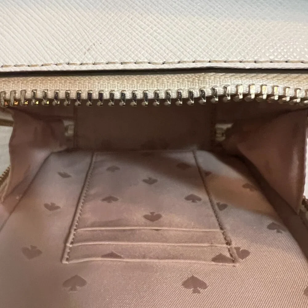 kate spade Women's Daisy Vanity Crossbody White Leather - Picture 7 of 10